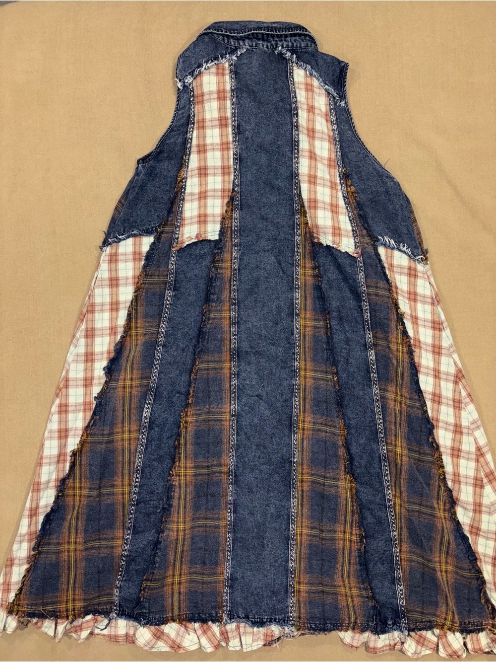 Oli & Hali Cottage Patchwork Denim Dress - Picture 2 of 5